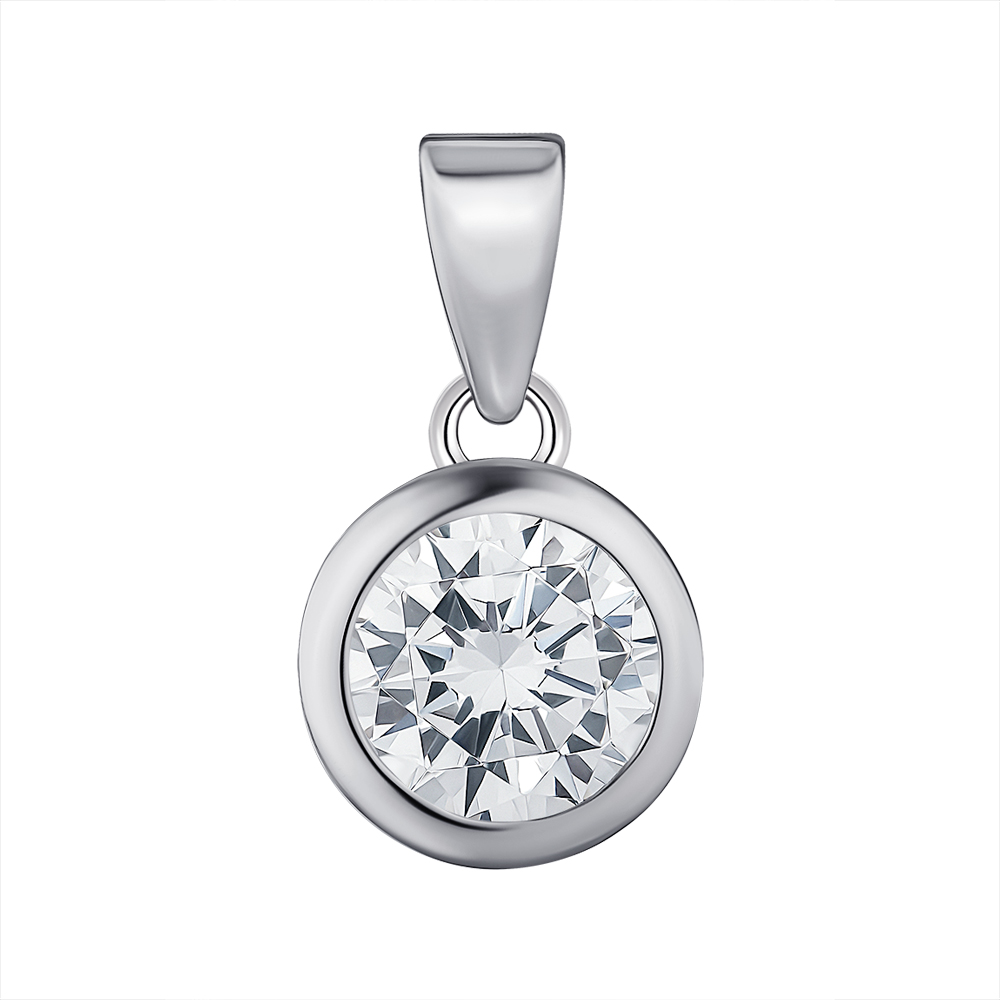 

Серебряная подвеска с фианитом 000147672