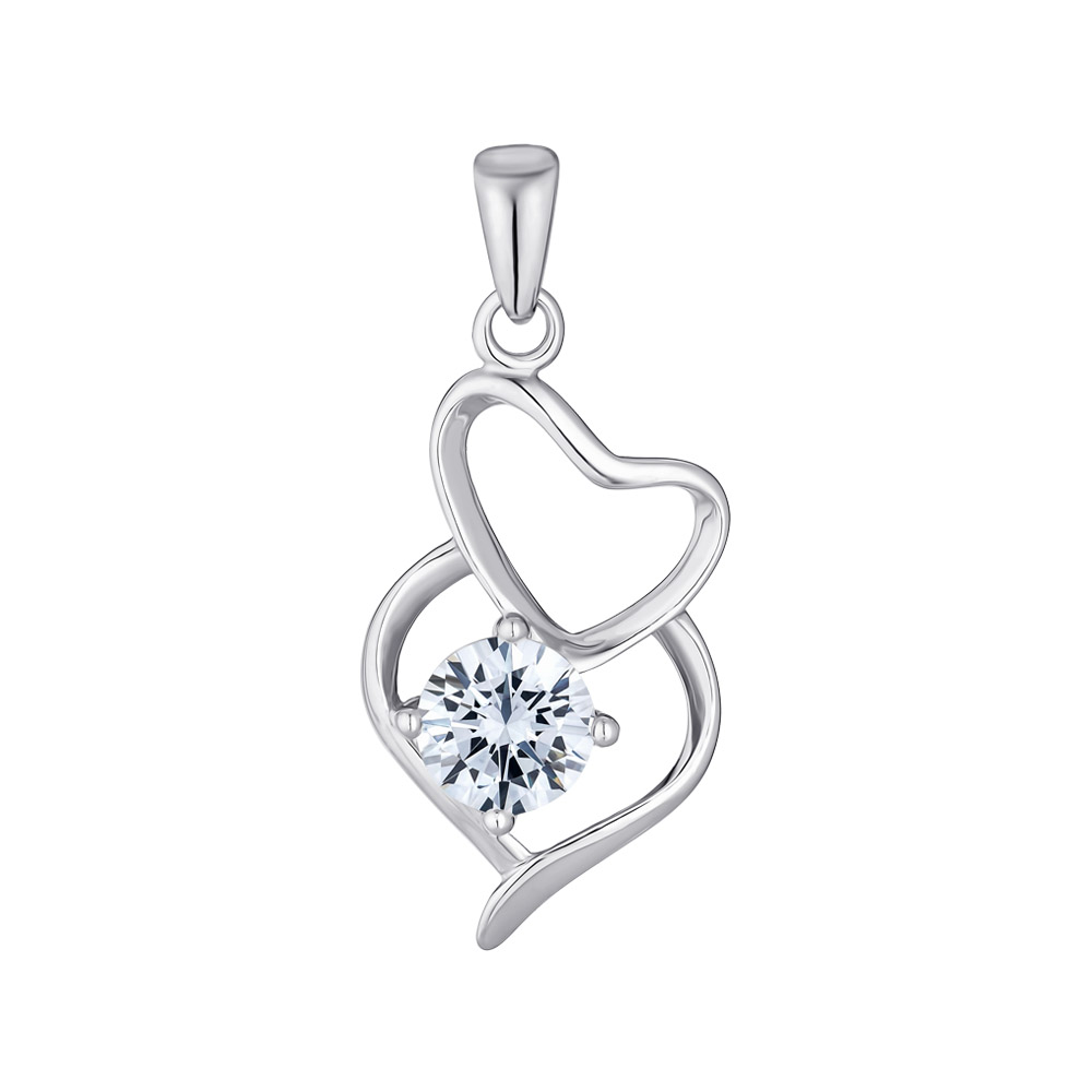 

Серебряная подвеска с фианитом 000147528