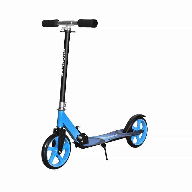 

Самокат подростковый Scooter 2039 Синий складной большой