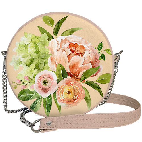 

Сумка круглая Tablet Flowers bouquet Presentville 18х7 см 000170476