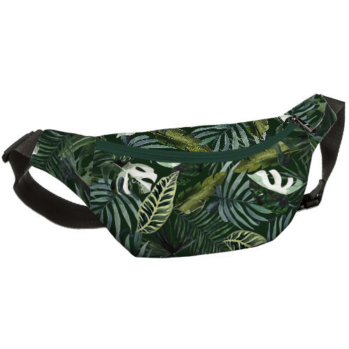 

Сумка бананка BUMBAG Тропические листья Presentville 27х16 см 000174073