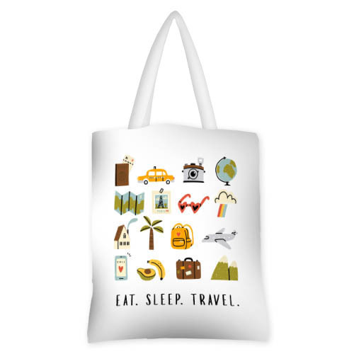 

Сумка женская тканевая Original Eat. Sleep. Travel Presentville 40x45 см 000173532