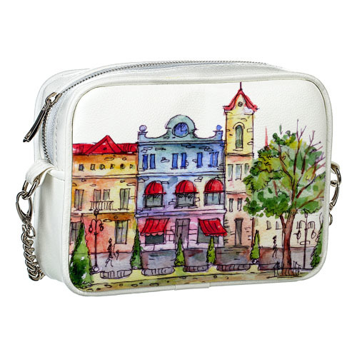 

Сумка на цепочке Cherie Город Presentville 21х17х7 см 000170349