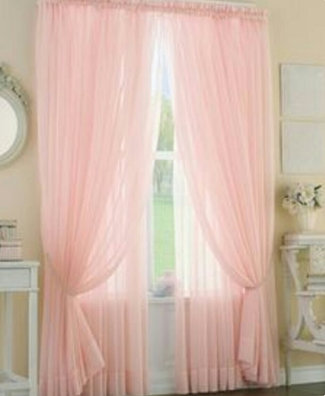 

Тюль Jolie maison Шифон 2х250х280см Пудровый
