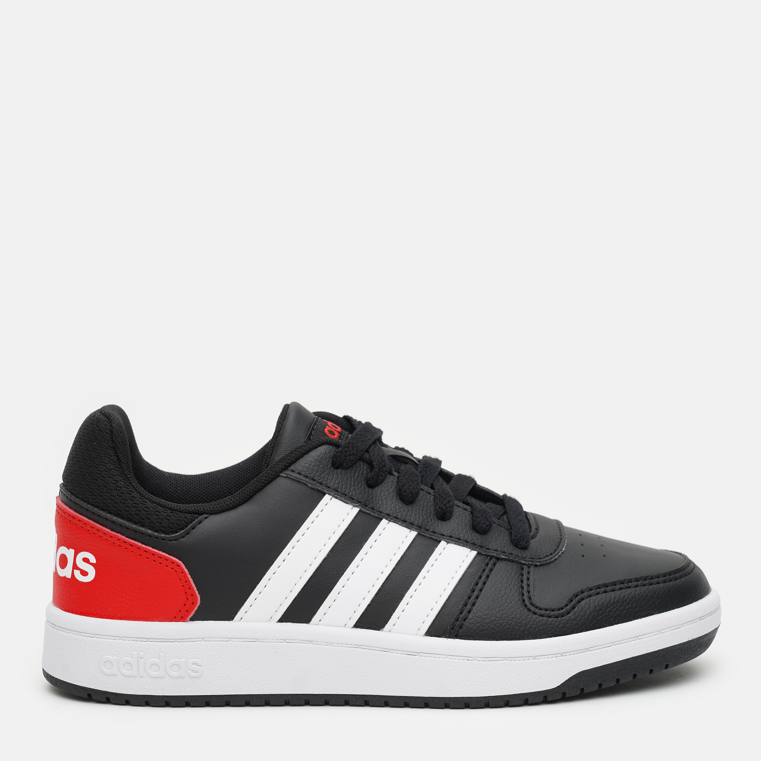 

Кеды детские Adidas Hoops 2.0 K FY7015 34 Cblack/Ftwwht/Vivred