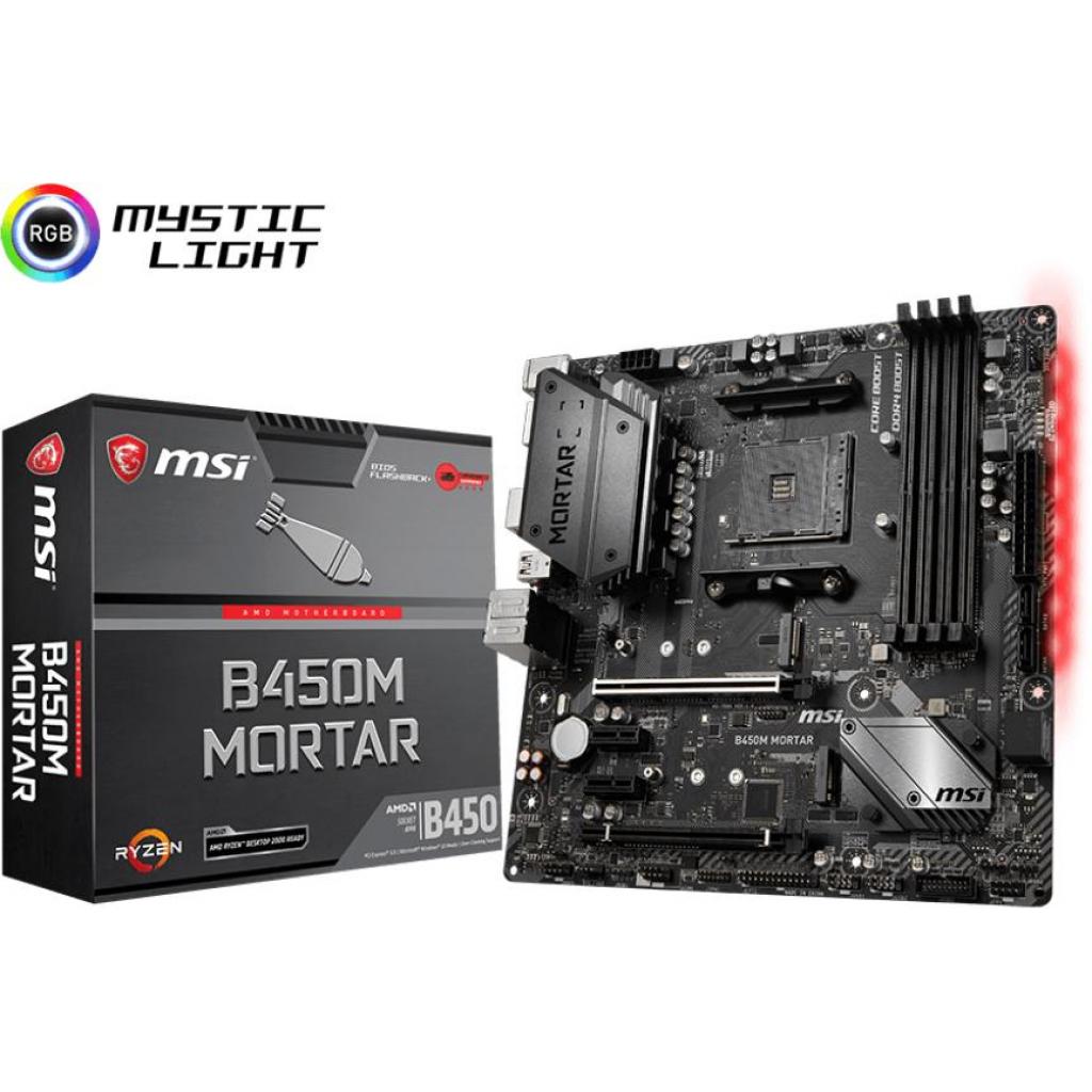 

Материнская плата MSI B450M MORTAR AM4 mATX (B450M MORTAR) Over-Stock