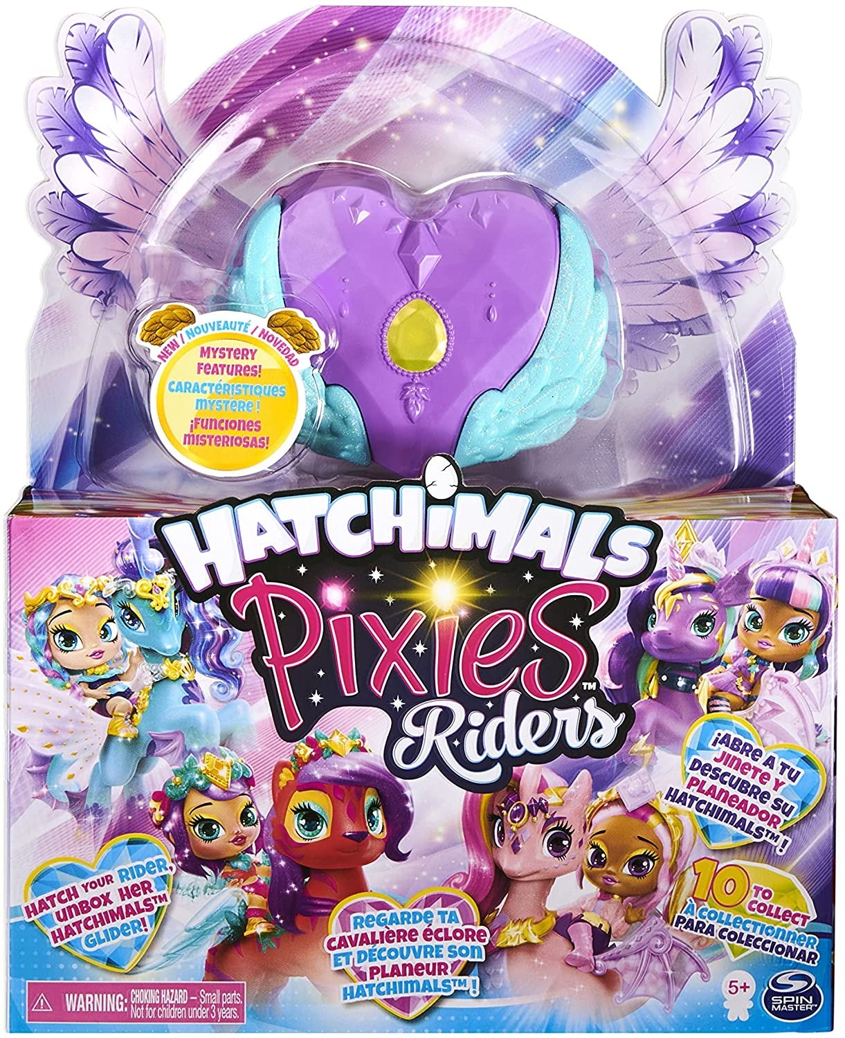 

Игровой набор Hatchimals Pixies Riders, Moonlight Mia Pixie and Unicornix Glider Пикси и единорог в асортименте (6059380)