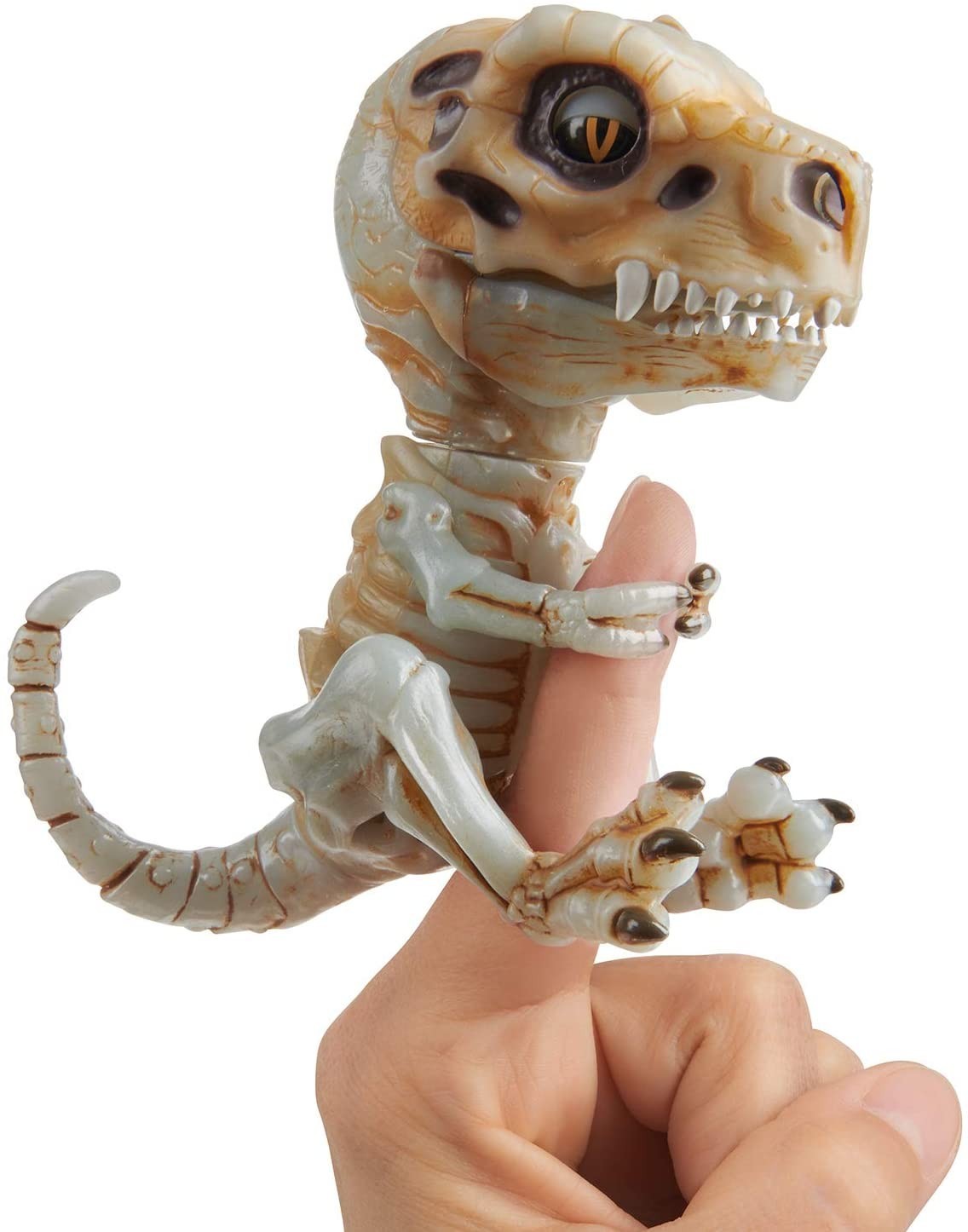 

Интерактивный динозавр WowWee Untamed Skeleton T-Rex by Fingerlings – Doom (Ash) (3981)