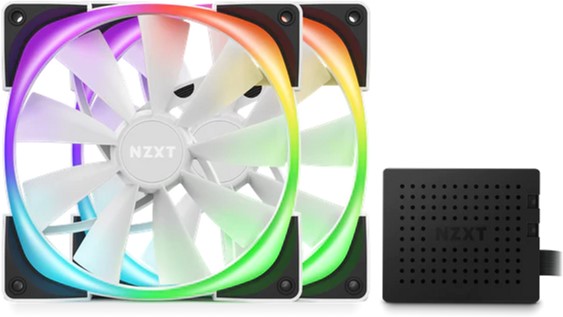 

Кулер NZXT Aer RGB 2 140 мм Twin Starter White (HF-2814C-DW)