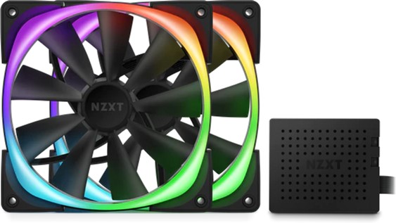 

Кулер NZXT Aer RGB 2 140 мм Twin Starter Black (HF-2814C-DB)