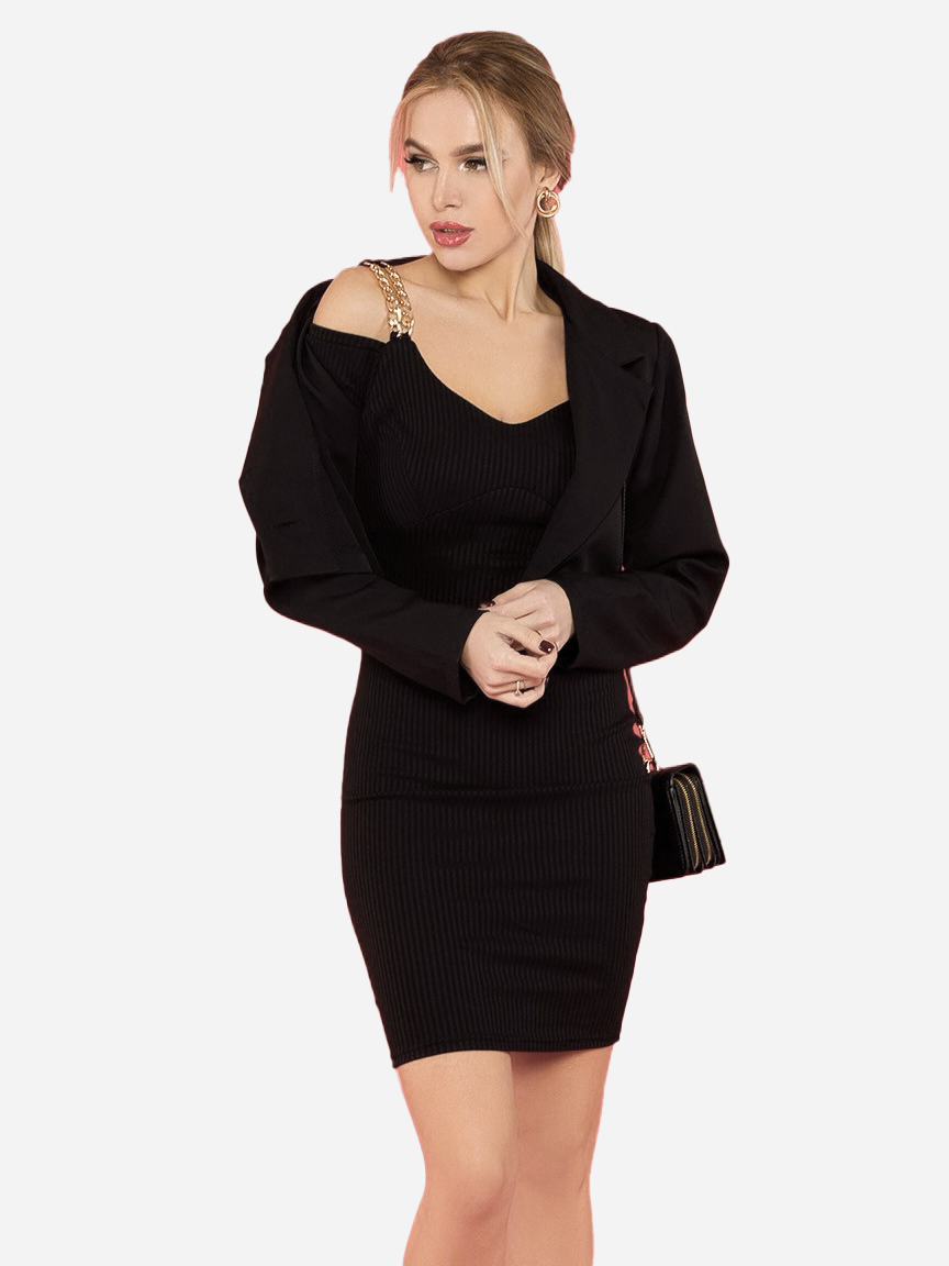 

Платье ISSA PLUS 13094  Черное, Платье ISSA PLUS 13094 L Черное