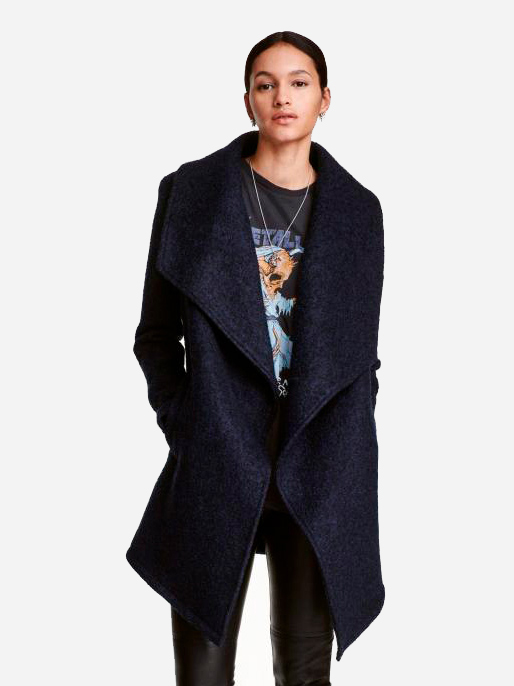 

Пальто H&M 3hm01110012  Черное, Пальто H&M 3hm01110012 42 Черное
