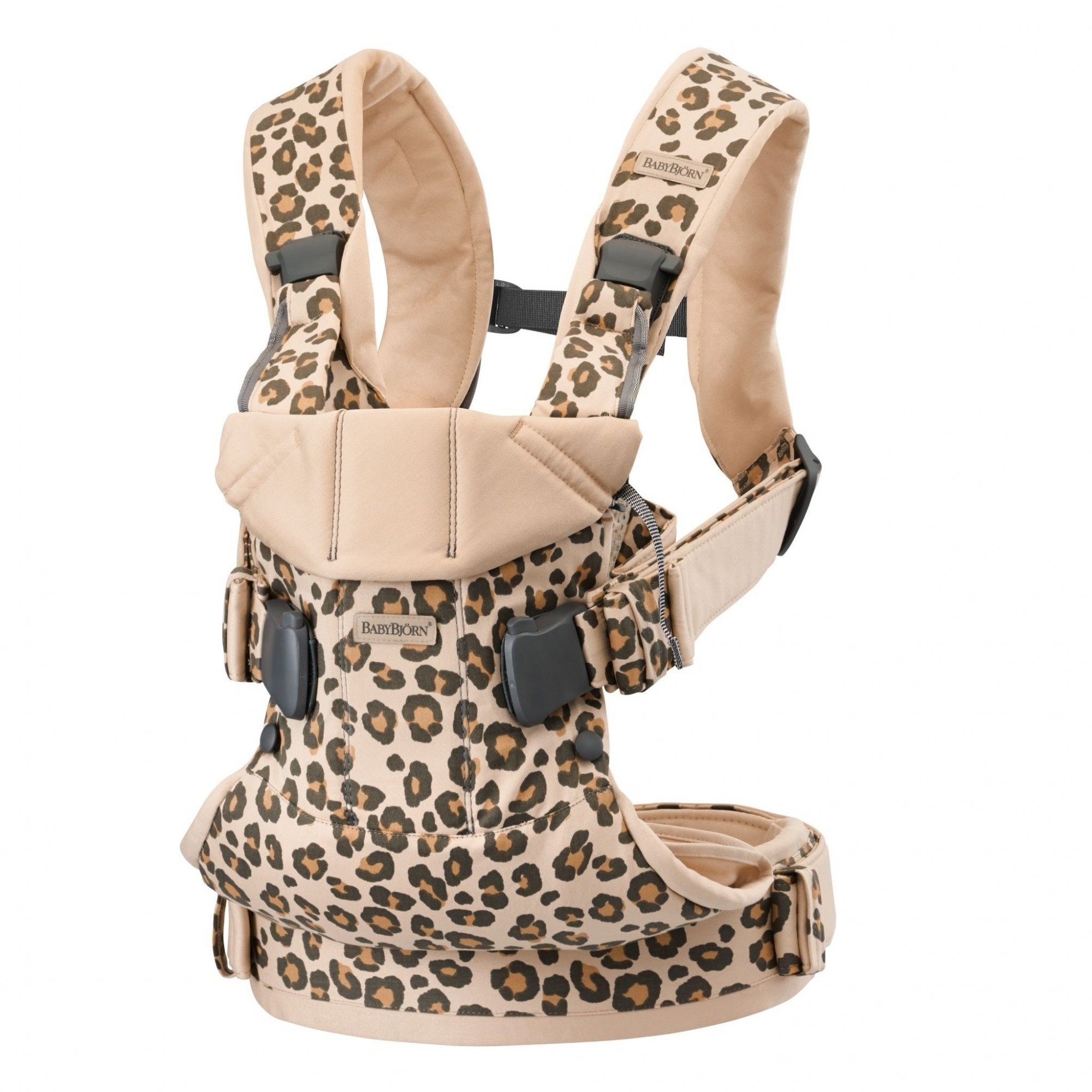 

Кенгуру-переноска BabyBjorn One Beige/Leopard, 7317680980755