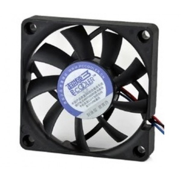 

Вентилятор PCCooler F72 (16392), 70х70х15мм, 3-pin+Molex, Black