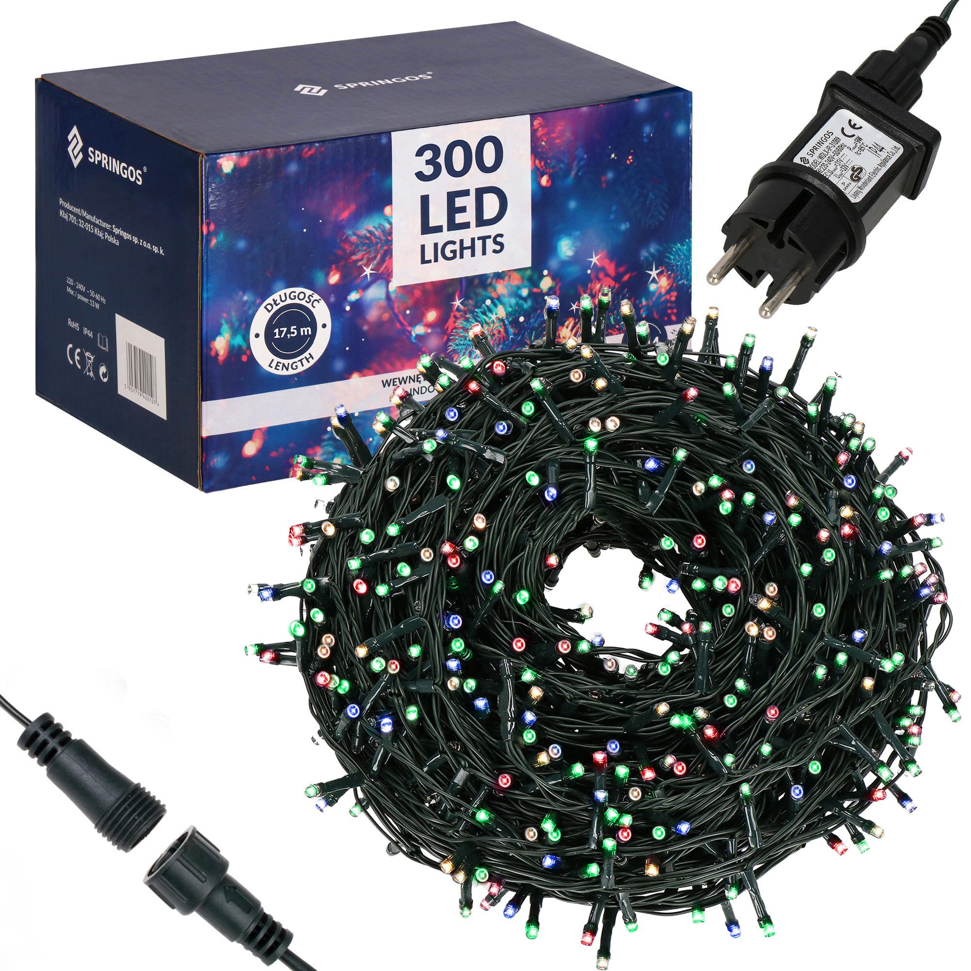 

Гирлянда уличная (наружная) Springos 15 м 300 LED CL0322 Mix