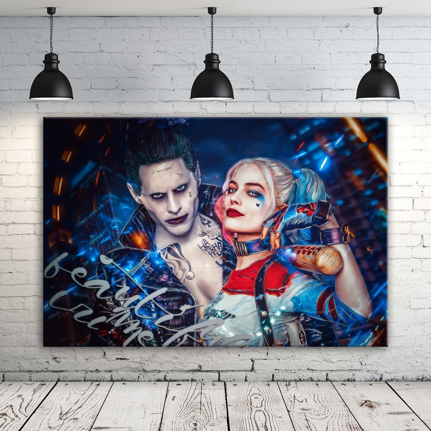 

Картина на холсте Харли Квин и Джокер 120x80 см (Код товара:10584-2)