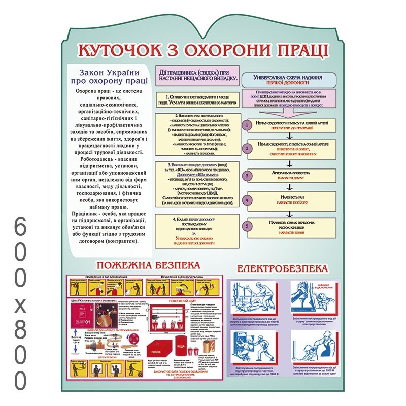 

Информационный пожарный стенд