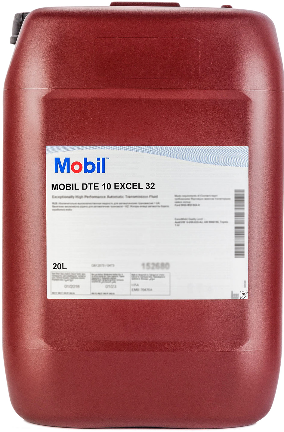 

Індустріальна олива Mobil DTE 10 Excel 32 20 л