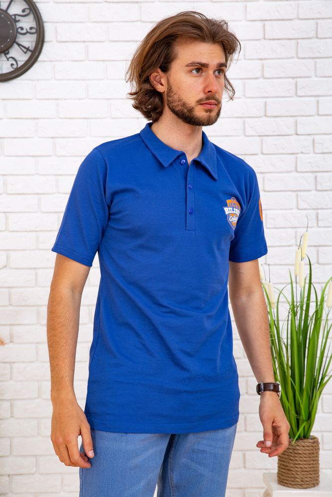 

Поло мужское цвет электрик размер  FG_04832, Поло мужское цвет электрик размер L FG_04832