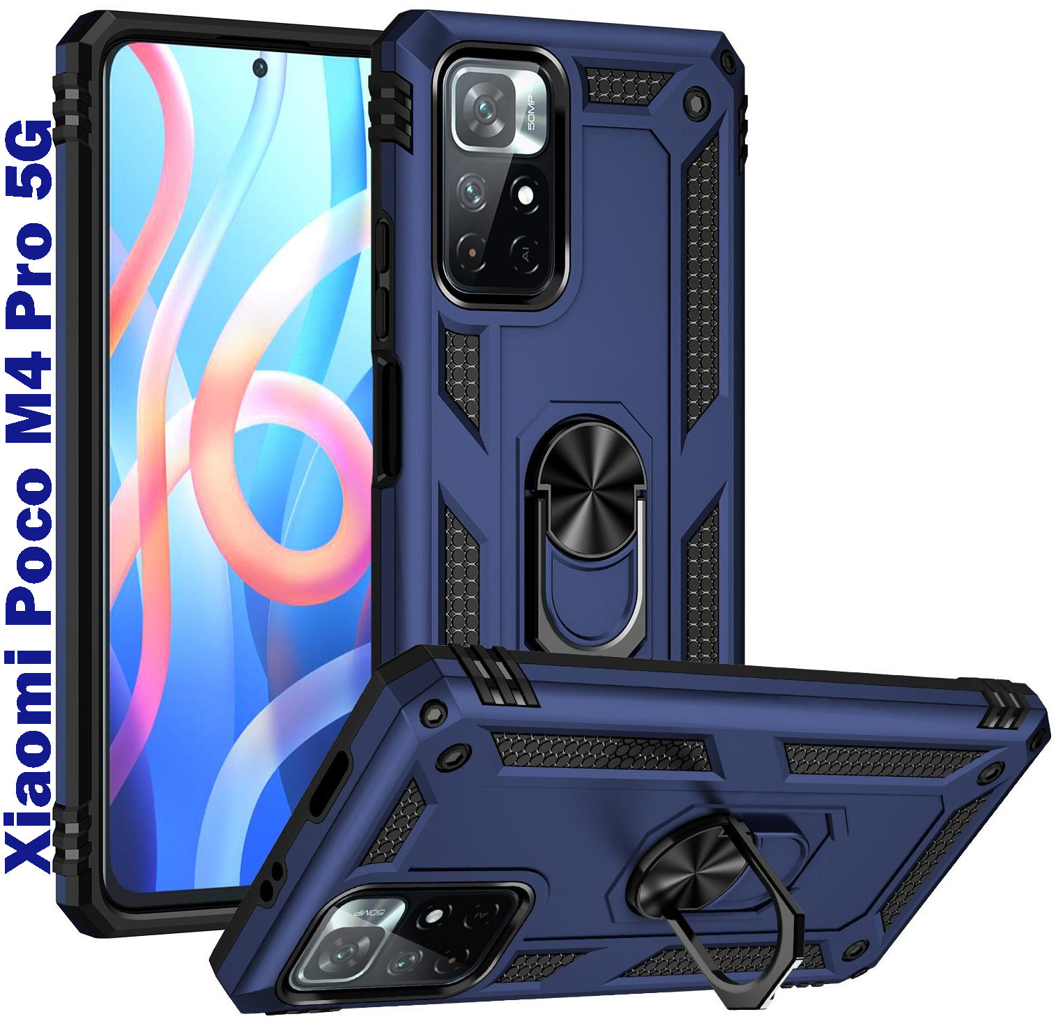 

Панель BeCover Military для Poco M4 Pro 5G Blue
