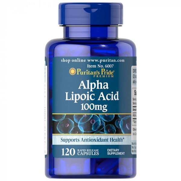 

Витамины Puritan's Pride Alpha Lipoic Acid 100 мг 120 капсул