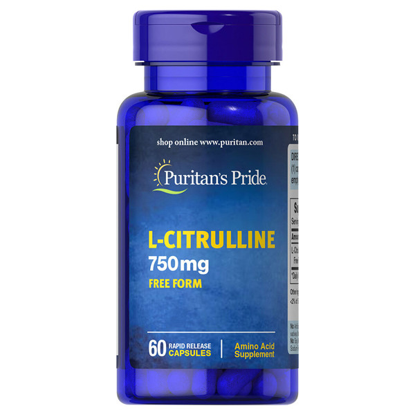 

Аминокислоты Puritan's Pride Citrulline 750 мг 60 капсул