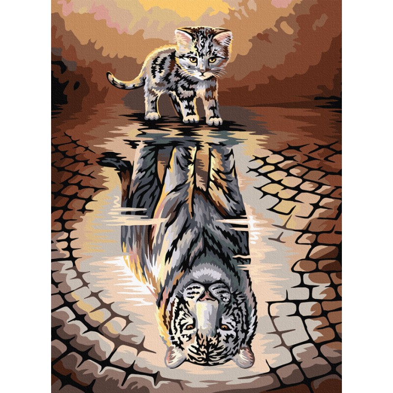 

Картина "PAINTING BY NUMBERS" KpN-03-04 40×30 см.