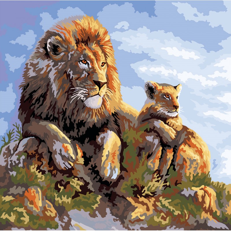 

Набор Картина "PAINTING BY NUMBERS" 40×40 см. UKC KpN-02-06