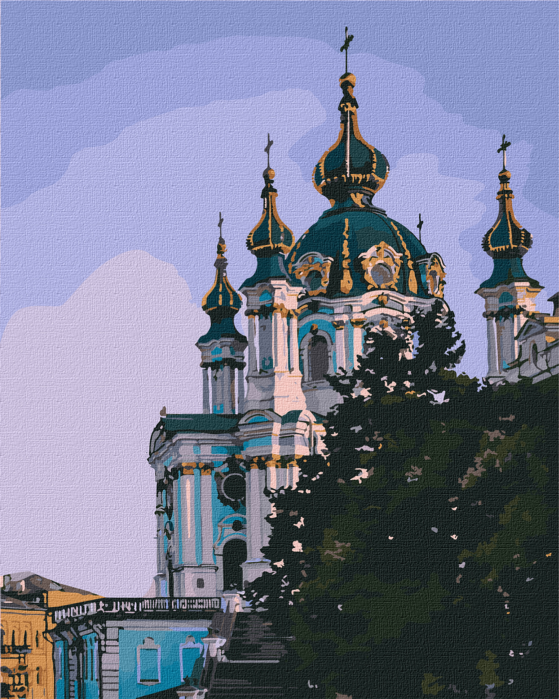 

Картина по номерам Идейка Частичка Киева 40х50 см (KHO3603) (4823104331346)