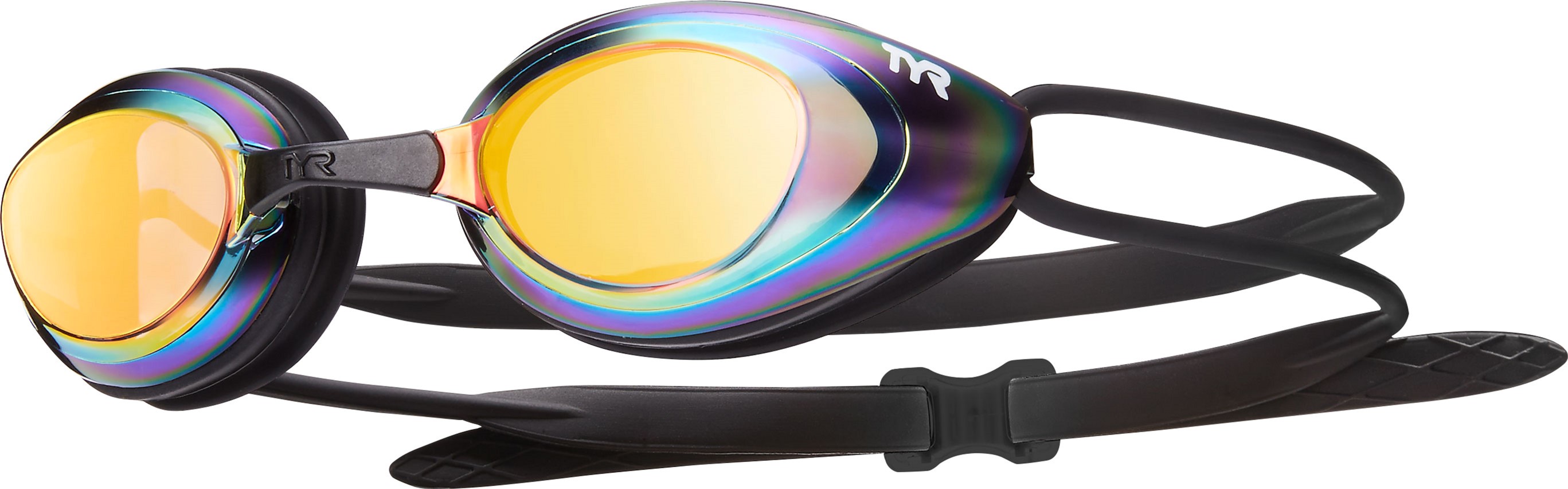 

Очки для плавания Tyr Black Hawk Racing Mirrored, Gold/Metal Rainbow/Black (LGBHM-223)