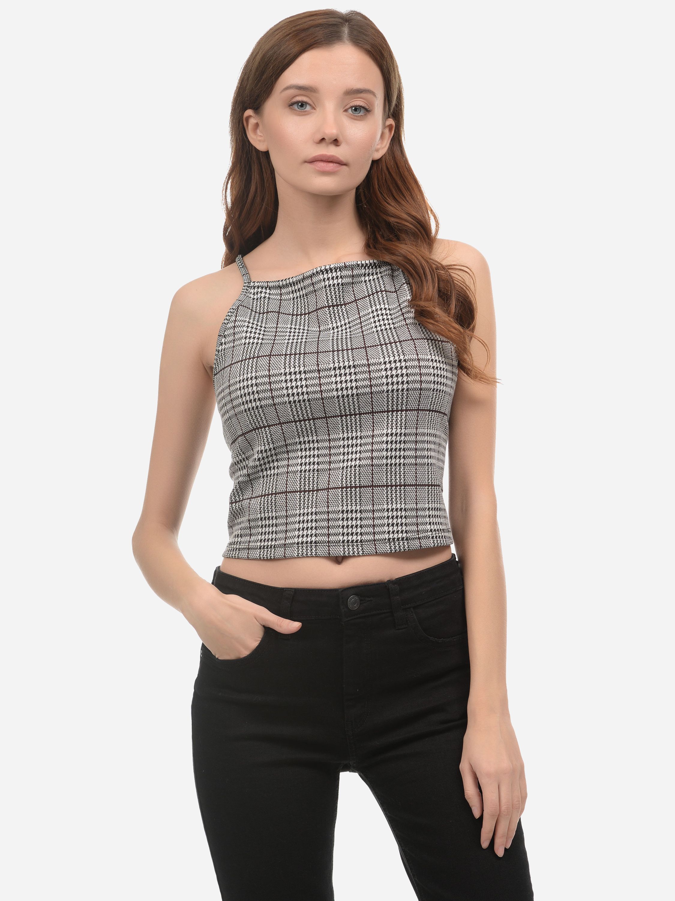 

Топ H&M 3hm06100159  Серый, Топ H&M 3hm06100159 L Серый