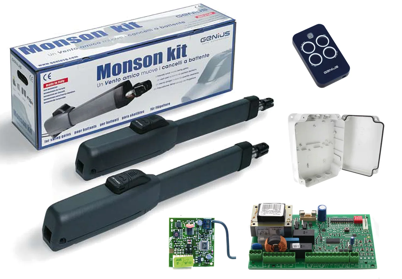 

Комплект автоматики для распашных ворот Faac GENIUS MONSON KIT
