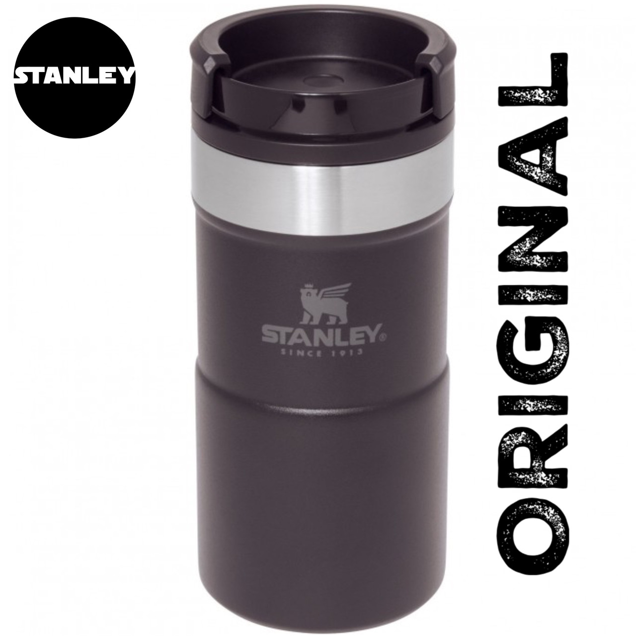 

Термочашка Stanley Never Leak Matte Black 0.25л