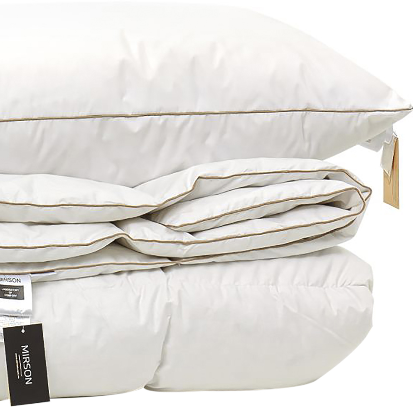 

Набор пуховый MirSon Raffaello White Зима+ №2008 Одеяло 155x215 + подушка 50x70 упругая