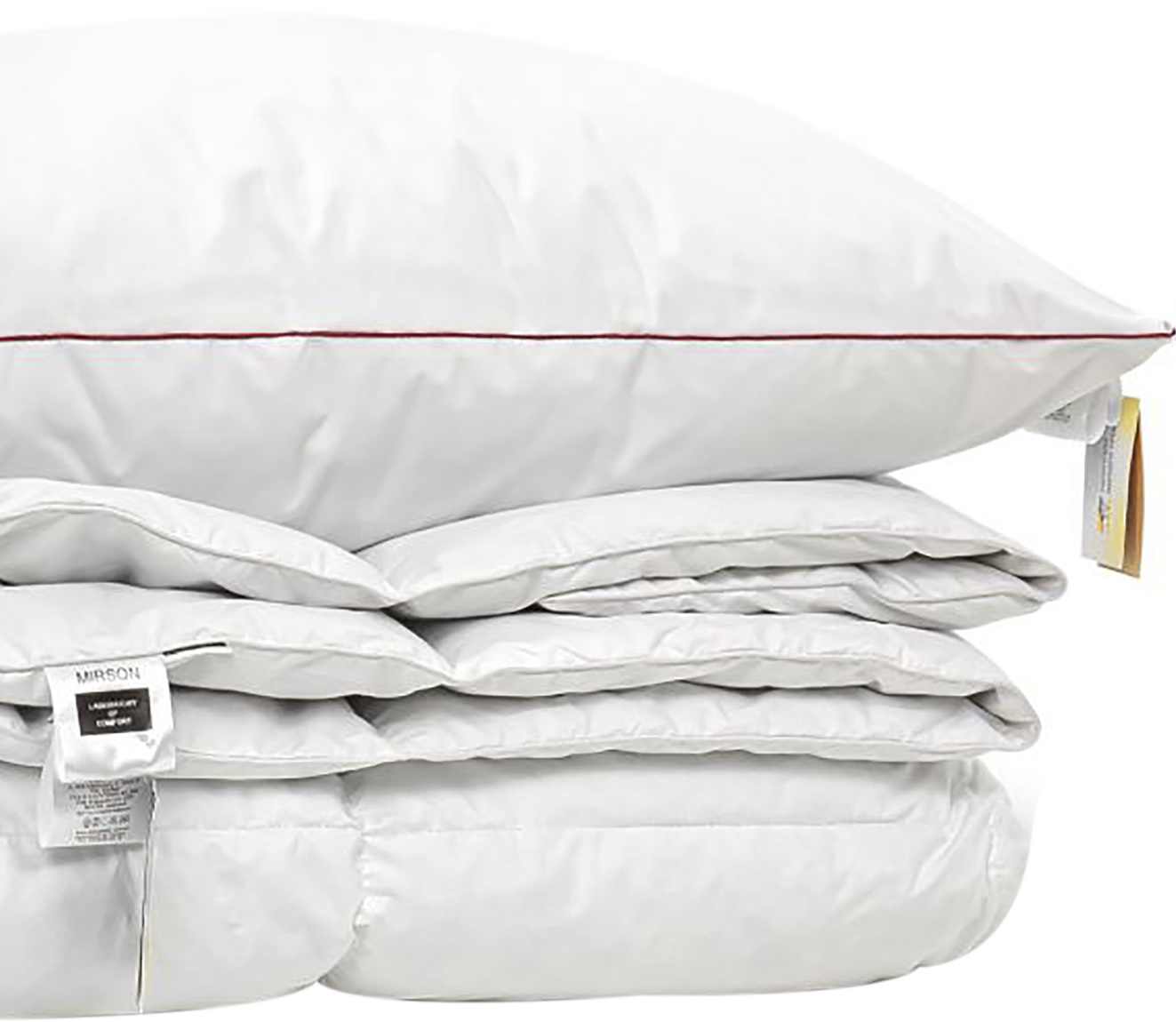 

Набор пуховый MirSon Raffaello Зима №2023 Одеяло 155x215 + подушка 50x70 упругая