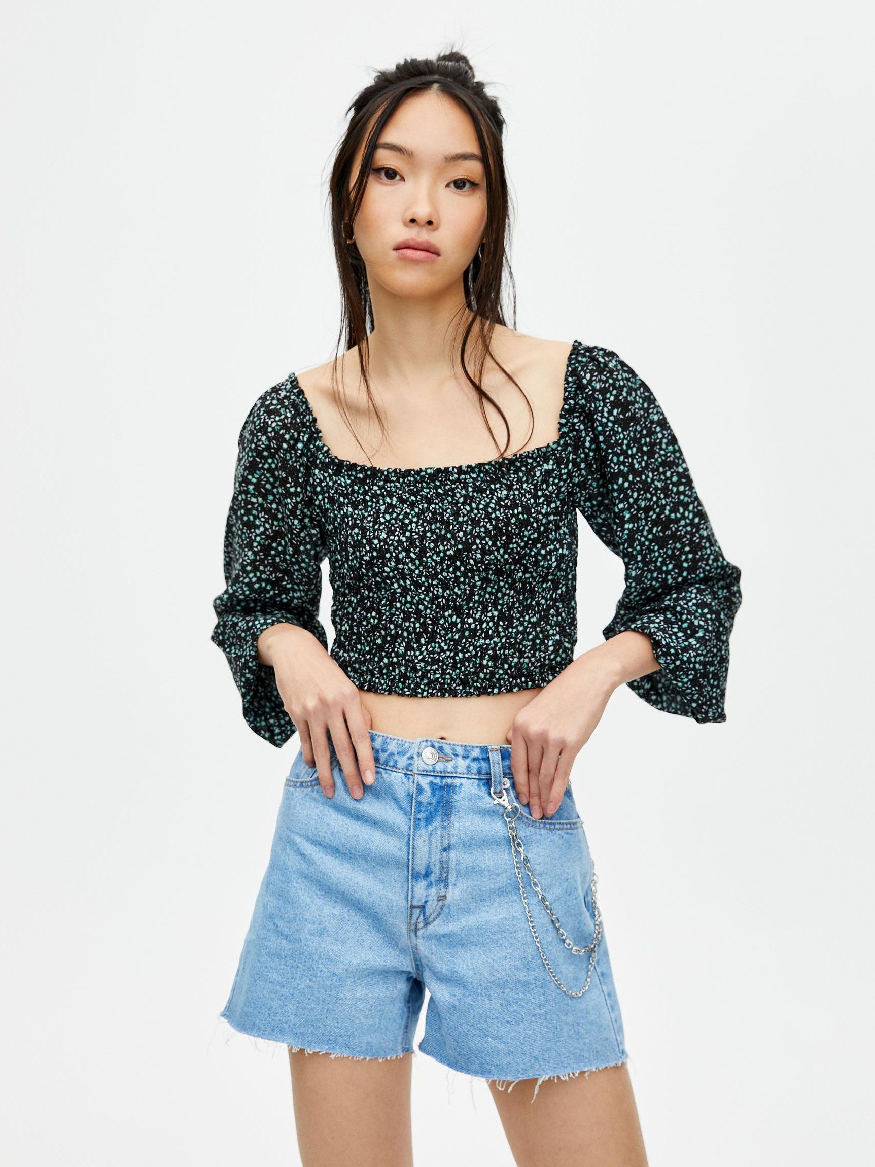 

Топ Pull & Bear 05470363800  Принт, Топ Pull & Bear 05470363800 S Принт