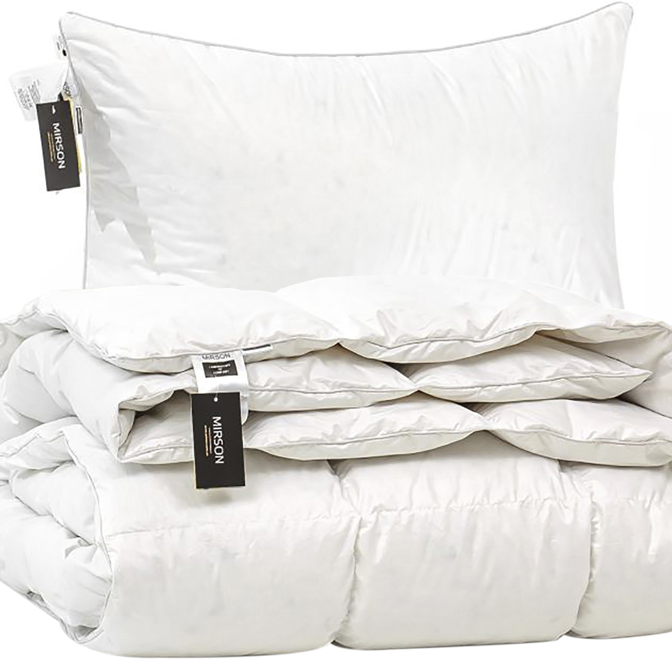 

Набор пуховый MirSon Luxury Exclusive Зима №2043(одеяло 155x215 + подушка 50x70 средняя