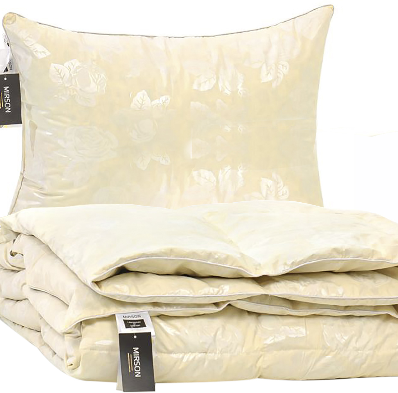 

Набор пуховый MirSon Extra 50% пух Деми №2076 Одеяло 140x205 + подушка 50x70 средняя