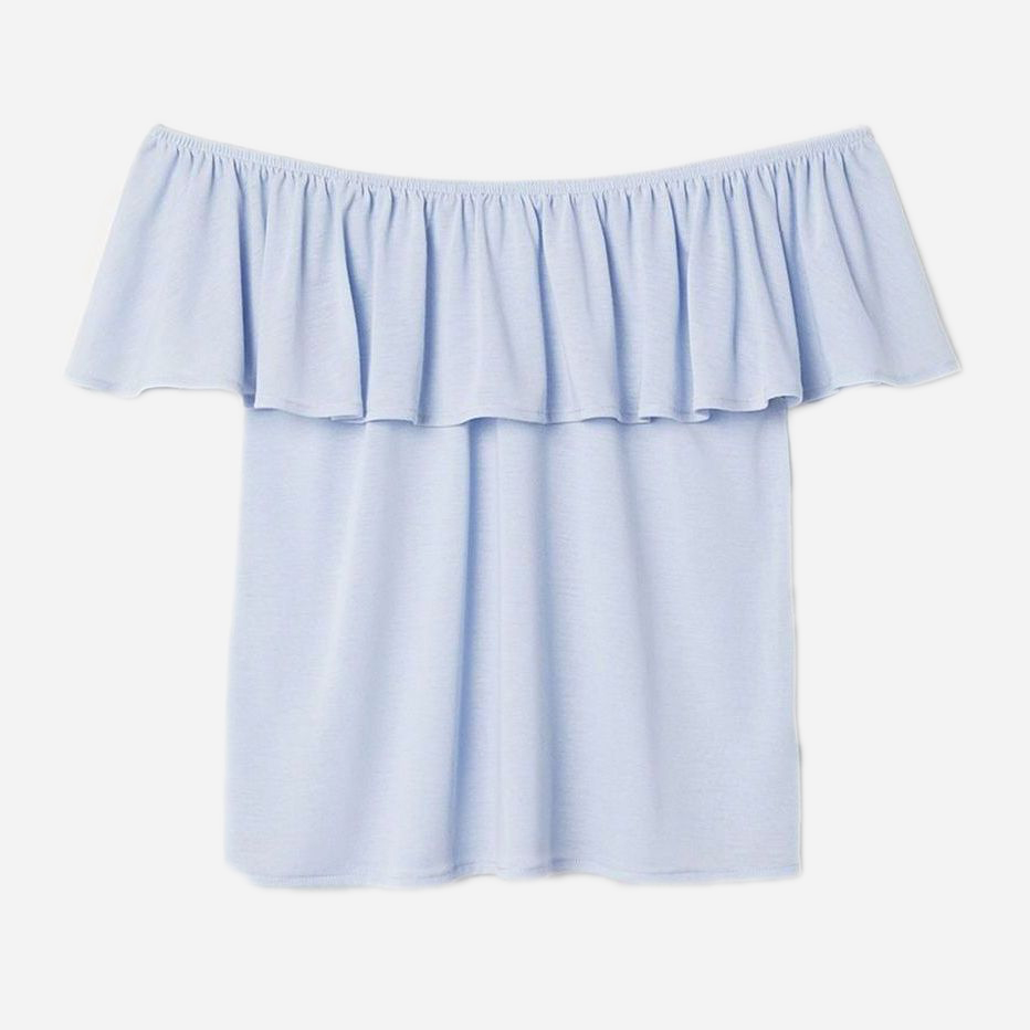 

Топ H&M 0615047  Голубой, Топ H&M 0615047 XL Голубой
