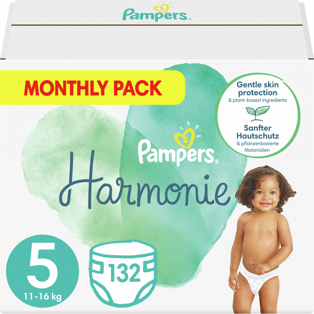 

Подгузник Pampers Harmonie Размер 5 (11-16 кг) 132 шт (8006540156476)