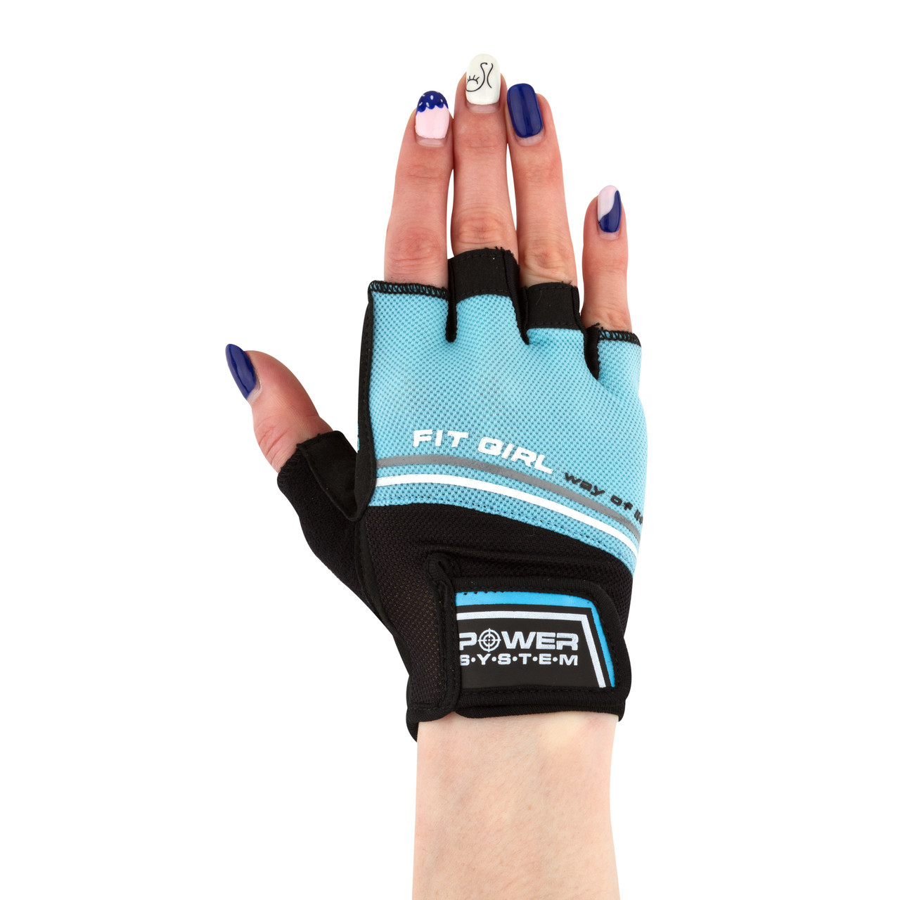 

Перчатки для фитнеса и тяжелой атлетики Power System Fit Girl Evo PS-2920 Blue M