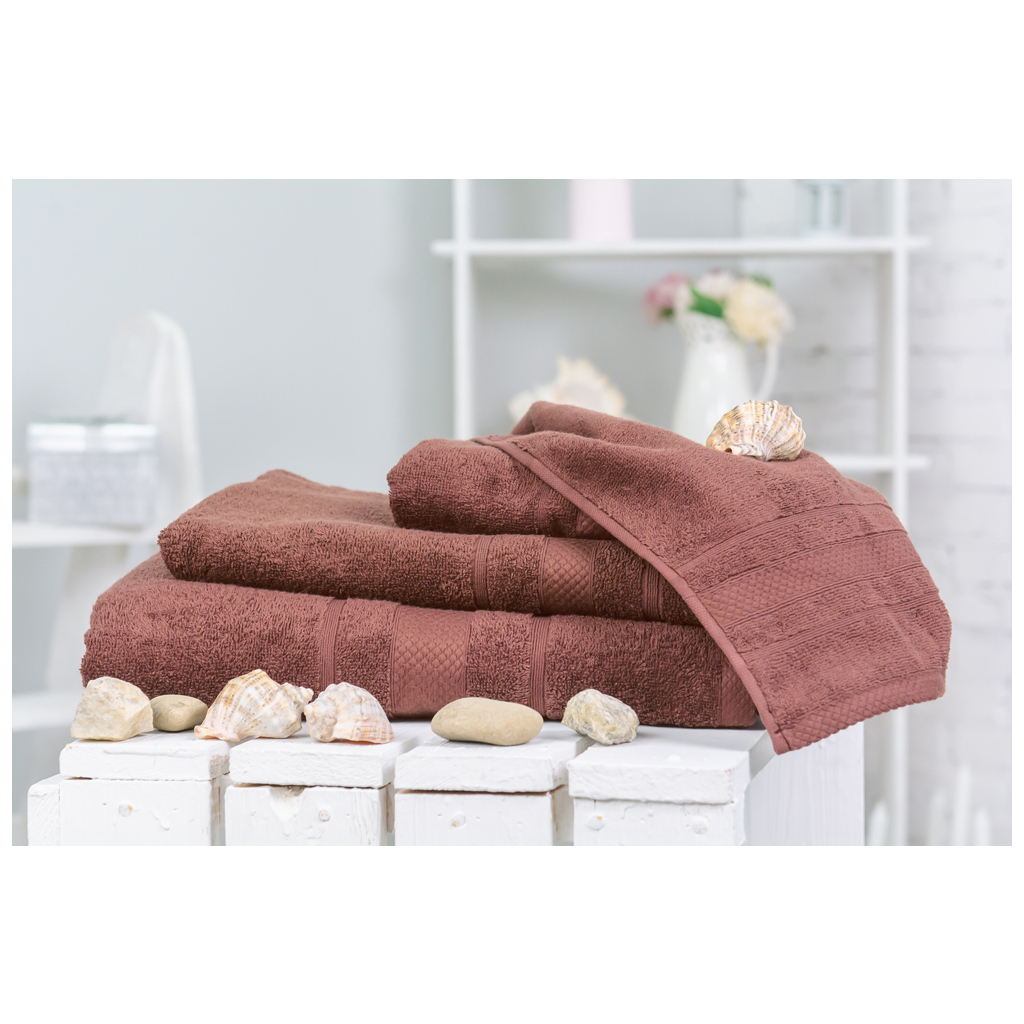 

Полотенце MirSon набор банный 5001 SoftNess Brown 40x70, 50x90, 70x140, 100x