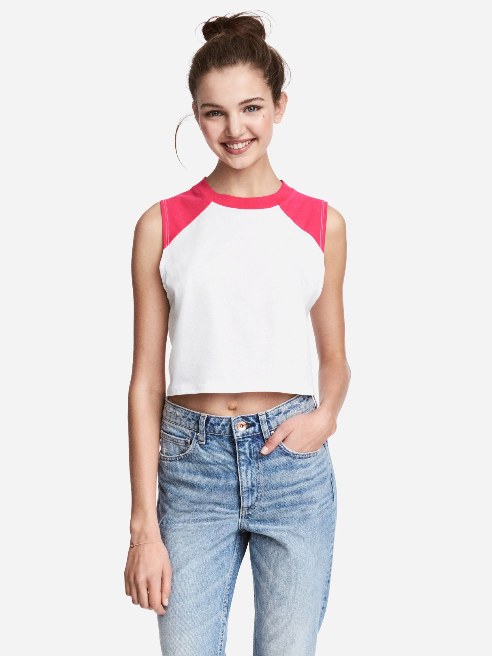 

Топ H& Divided 0503457  Белый, Топ H&M Divided 0503457 M Белый
