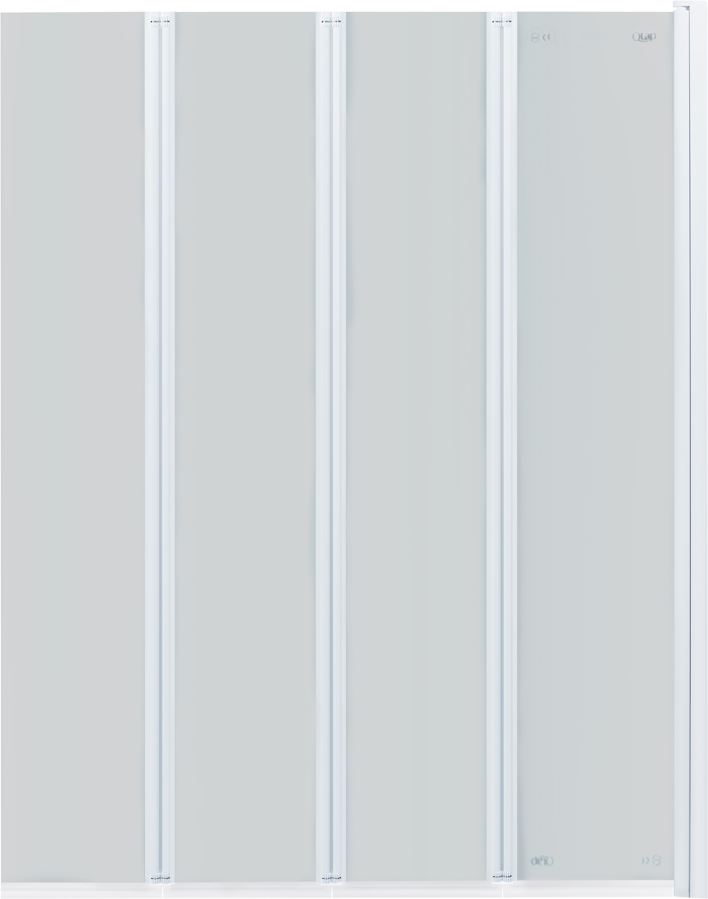 

Шторка для ванны QTAP Gemini WHI40114RP6 Pear