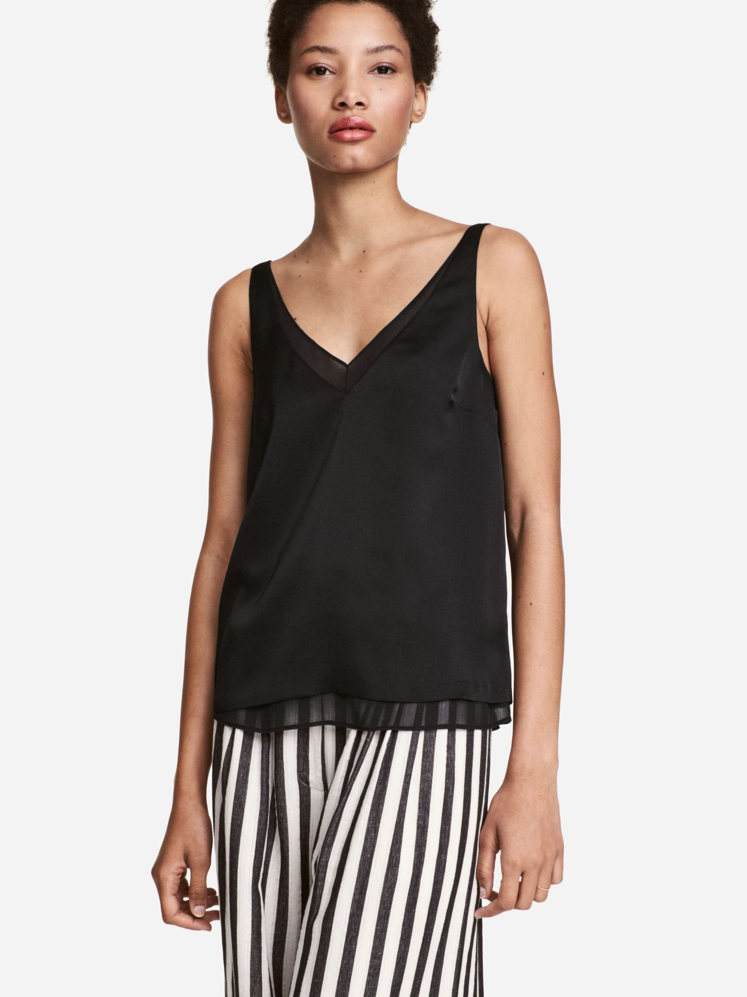

Топ H&M 5337846RP1  Черный, Топ H&M 5337846RP1 34 Черный