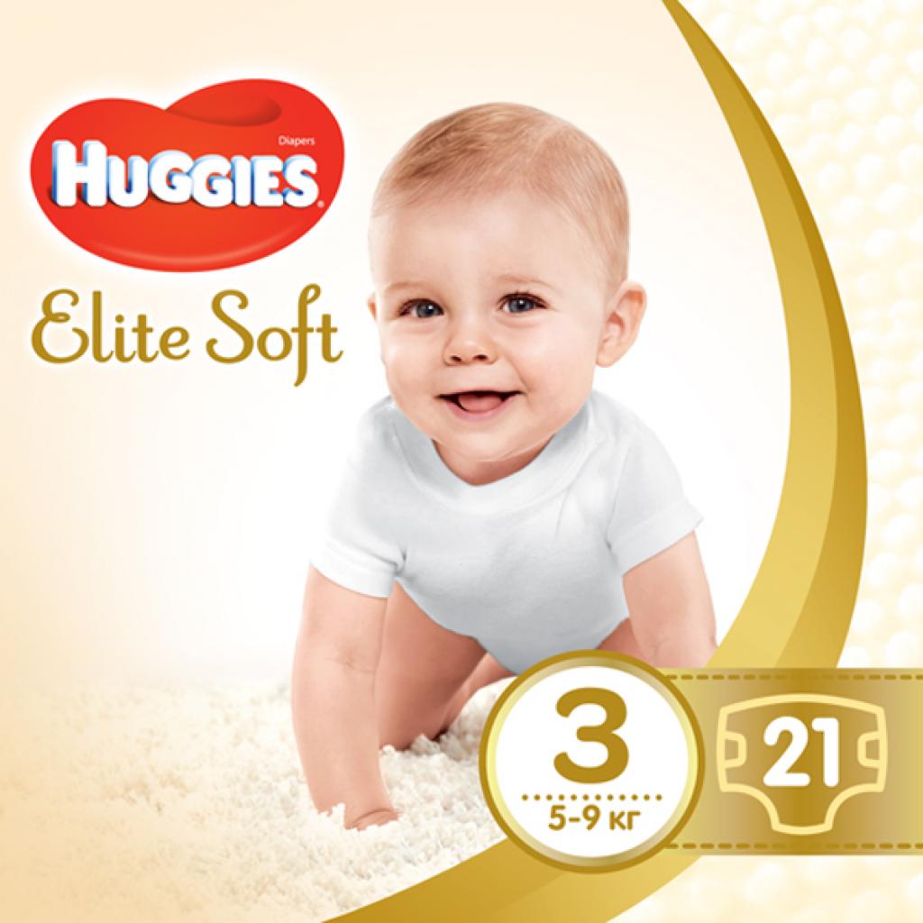 

Подгузник Huggies Elite Soft 3 Small 21 шт (5029053546308)