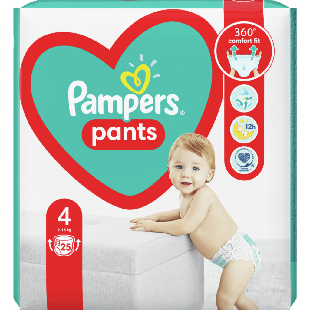 

Подгузник Pampers трусики Maxi Pants Размер 4 (9-15 кг) 25 шт (8006540067741)