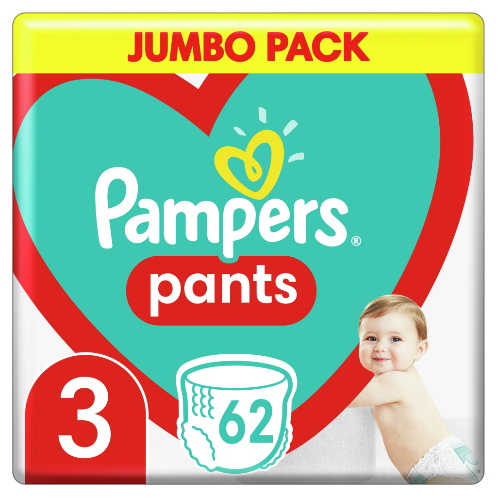 

Подгузник Pampers трусики Pampers Pants Размер 3 (6-11кг) 62 шт (8006540069233)