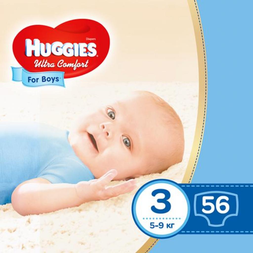 

Подгузник Huggies Ultra Comfort 3 Jumbo для мальчиков (5-9 кг) 56 шт (5029053565361)