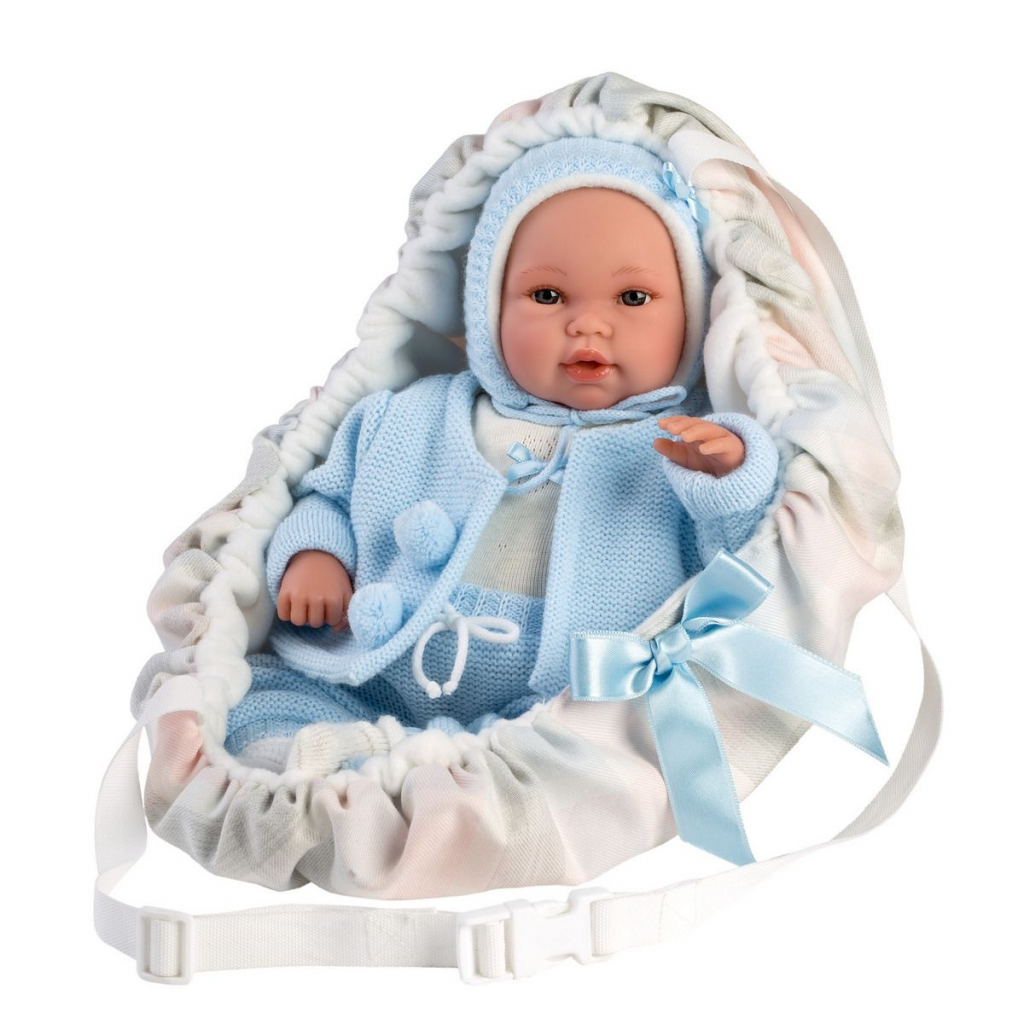 

Пупс Llorens Baby con portabebes 36 см (63641)